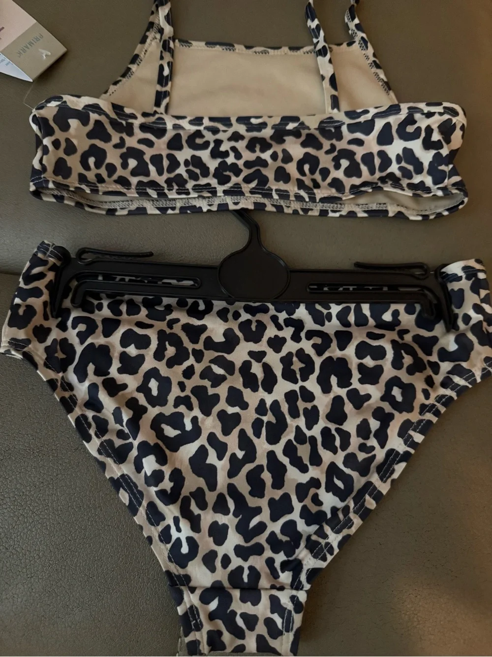 Primark Girls Leopard‑Print Swimsuit – Size 6–7Y / 128CM